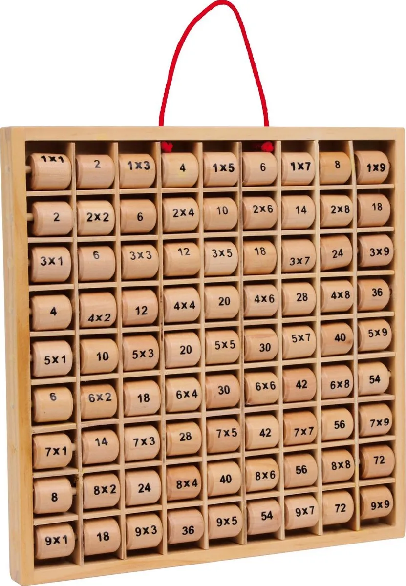 Small Foot Houten Vermenigvuldigingstabel 3459 - Multicolor