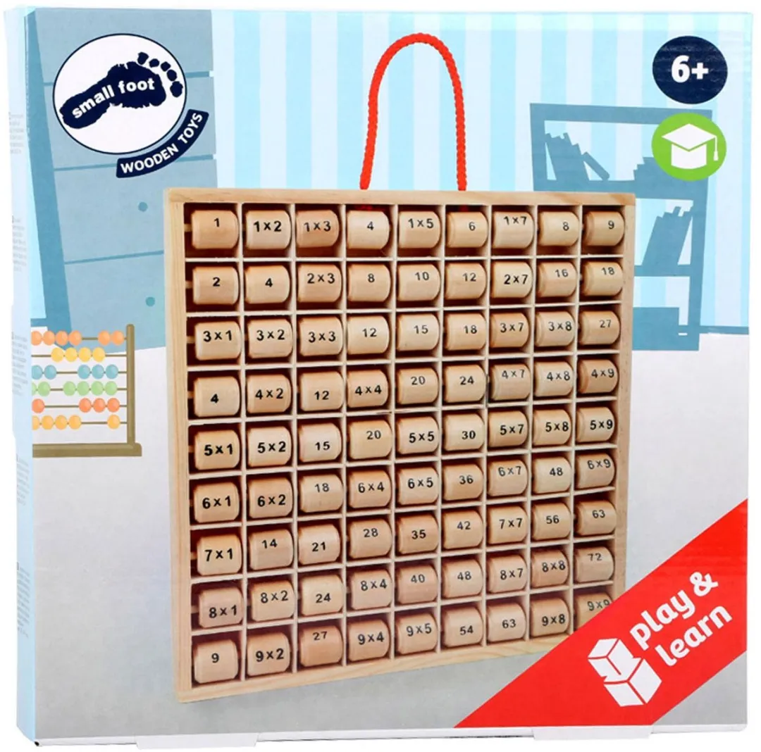 Small Foot Houten Vermenigvuldigingstabel 3459 - Multicolor