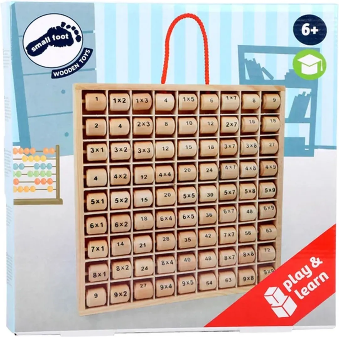Small Foot Houten Vermenigvuldigingstabel 3459 - Multicolor
