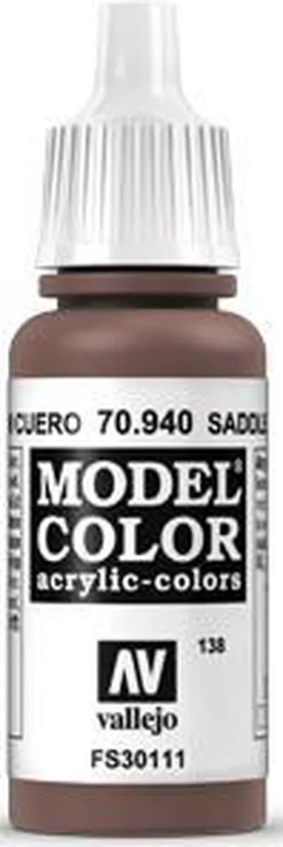 Vallejo Model Color Saddle Brown Acrylverf 17ml