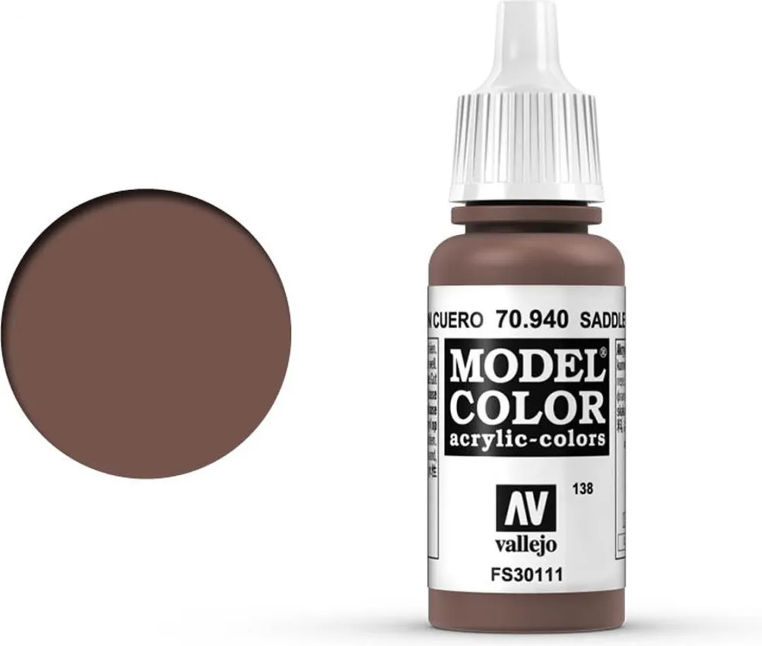 Vallejo Model Color Saddle Brown Acrylverf 17ml