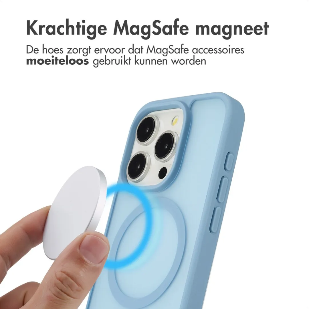 Imoshion Hoesje iPhone 15 Pro MagSafe - Lichtblauw