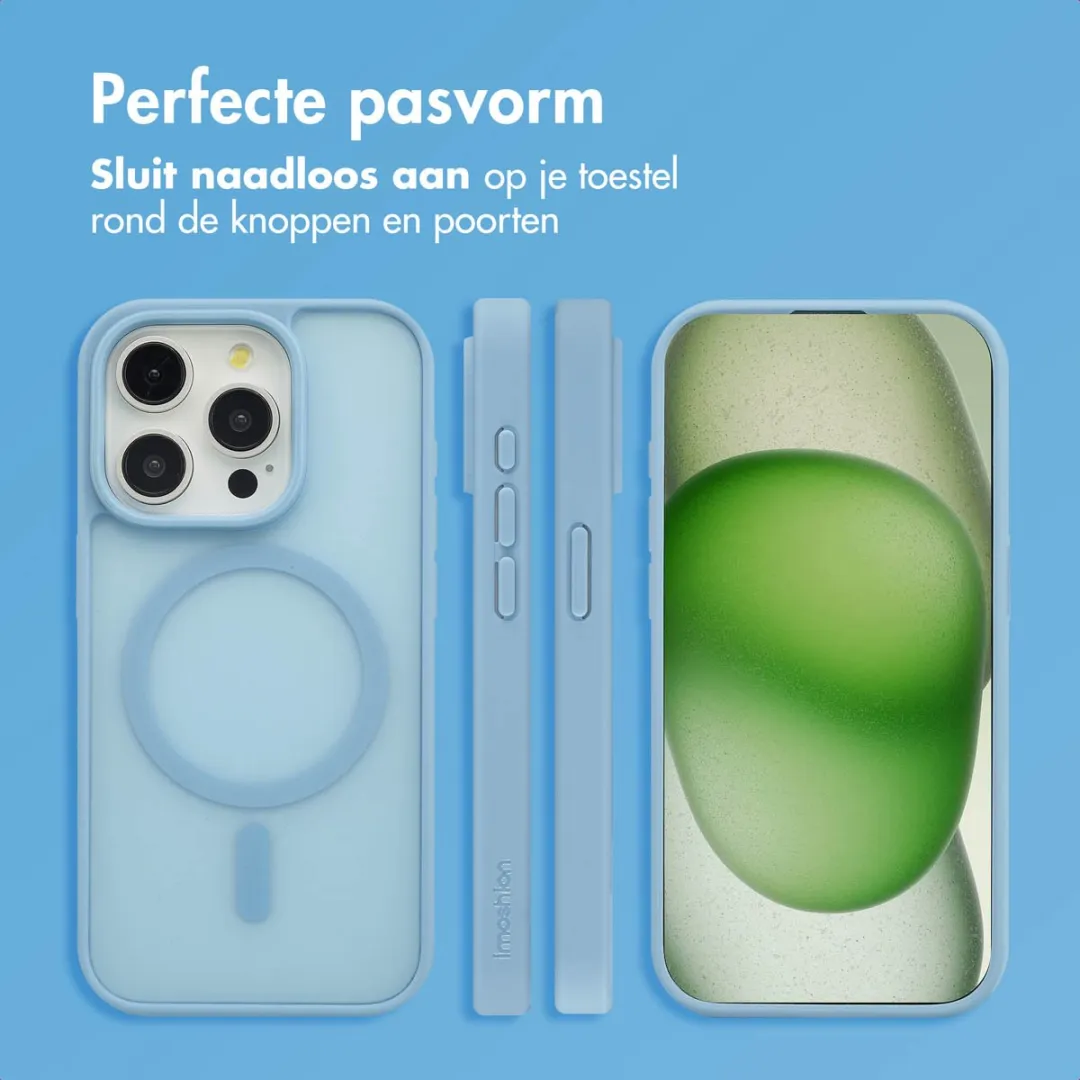 Imoshion Hoesje iPhone 15 Pro MagSafe - Lichtblauw - afbeelding 6 van 6