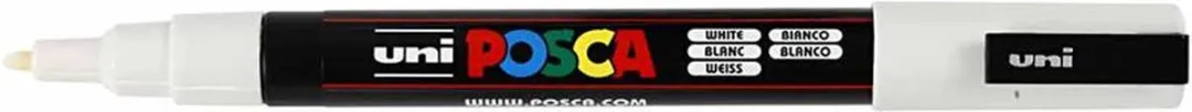 Posca Uni PC3M Verfmarker - Wit - afbeelding 6 van 6