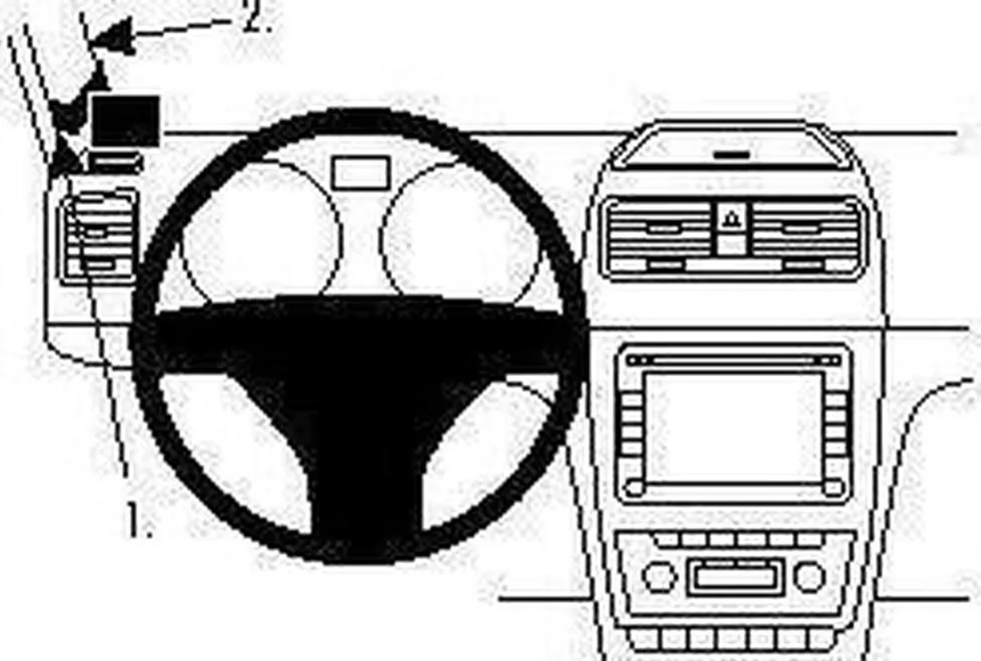 Brodit ProClip 804395 Houder Skoda Yeti 2010-2017 - Left mount