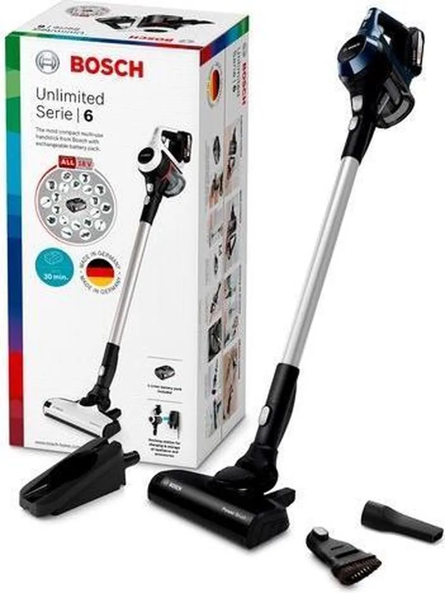 Bosch BCS611P4 Draadloze Steelstofzuiger - Zwart - afbeelding 6 van 6