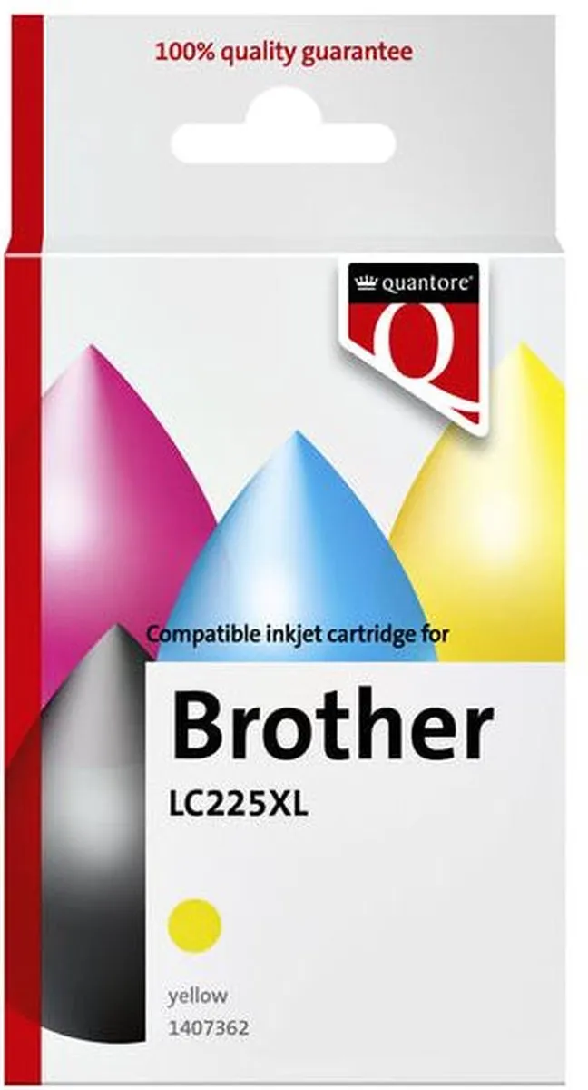 Quantore Brother LC225XL Inktcartridge