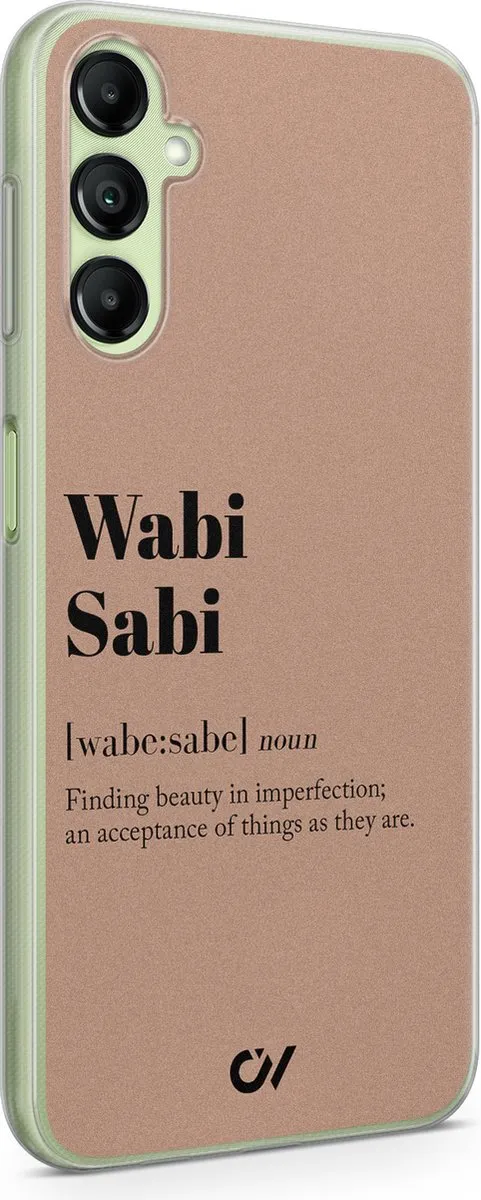 Casevibes Samsung Galaxy A14 5G Hoesje - Wabi Sabi - Bruin