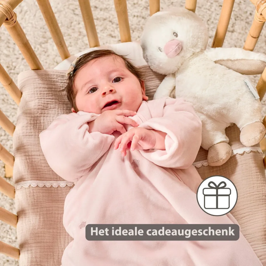 Nattou FanFan Knuffel Eendje 30cm - Gebroken Wit