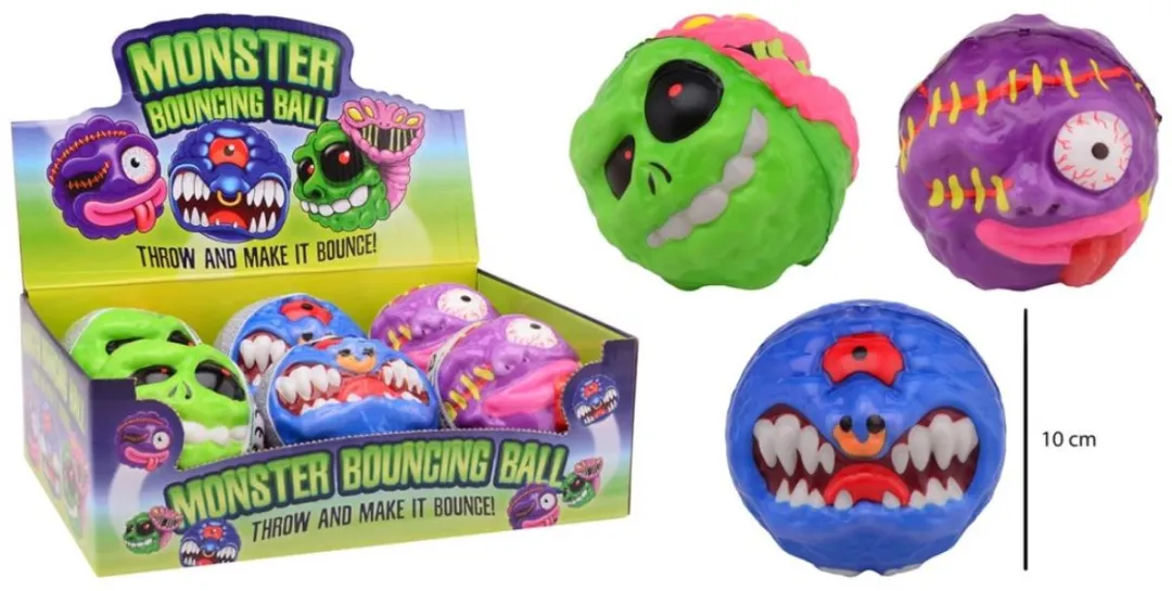 Johntoy Stuiterend Monster 10cm