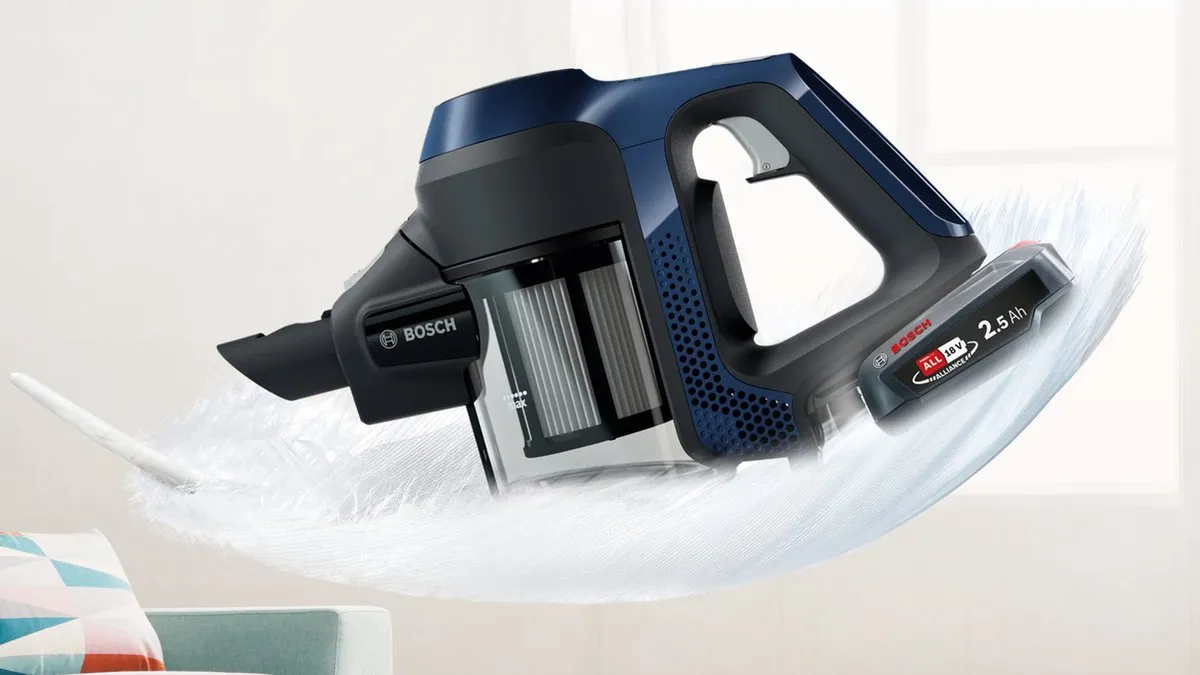 Bosch Unlimited 6 BBS611MAT Snoerloze Steelstofzuiger - Blauw