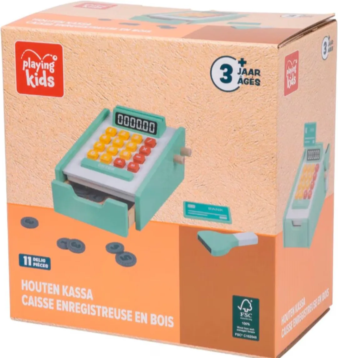 Playing Kids Houten Kassa