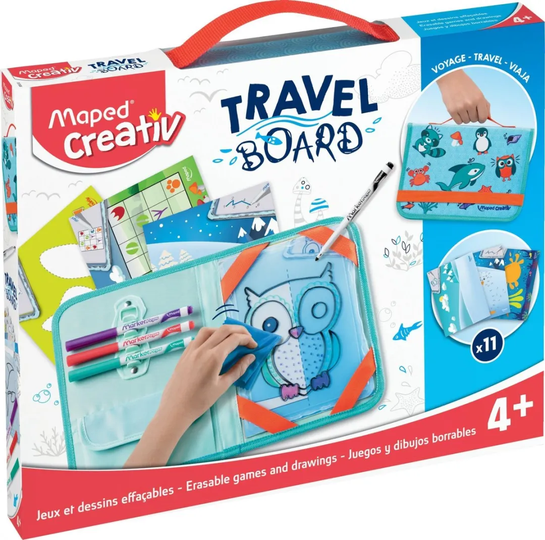 Maped Travel Board Dieren Transparant - Meerkleurig - afbeelding 6 van 6
