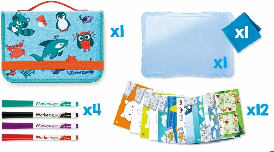 Maped Travel Board Dieren Transparant - Meerkleurig