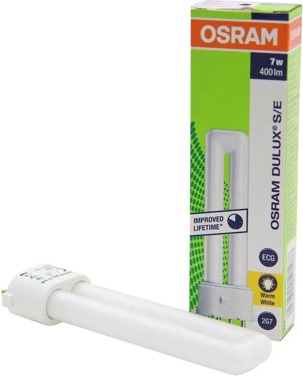 Osram Dulux 7W Spaarlamp 2G7