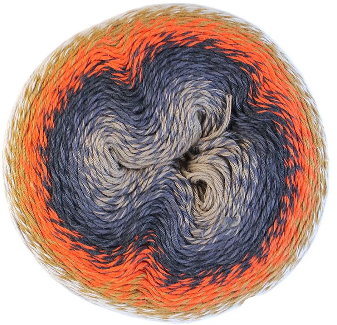 Scheepjes Whirl 1000m - Jumpin' Jaffa Pop - Oranje/Blauw