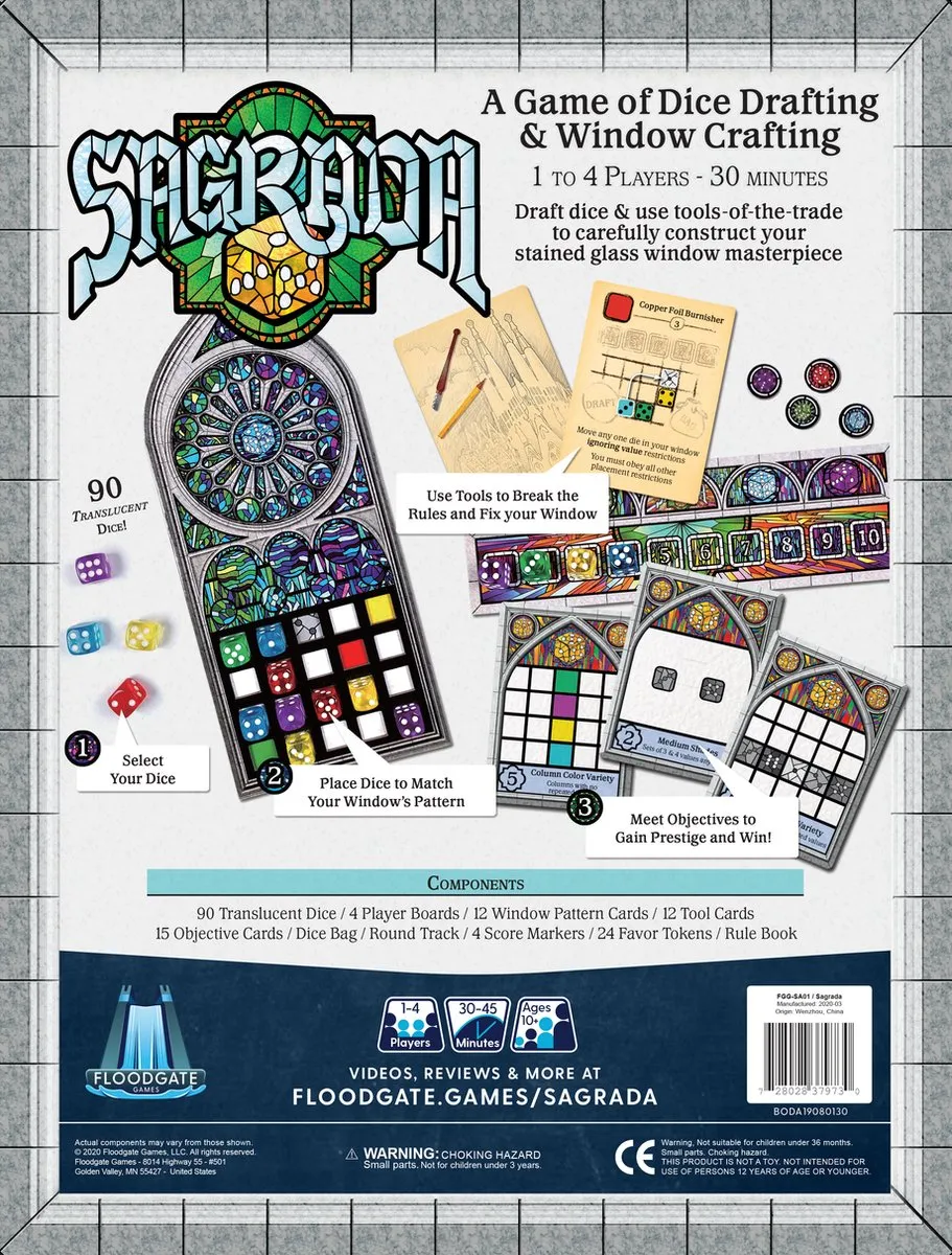 Floodgate Games Sagrada Bordspel - Engelstalig FGG SA01