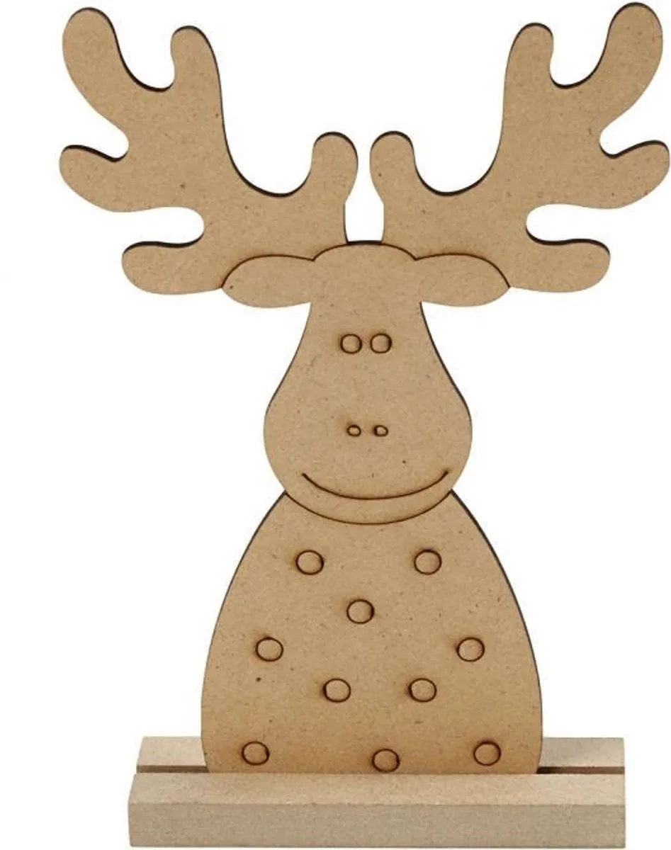 Creativ Company Kerstfiguur Rendier 15cm