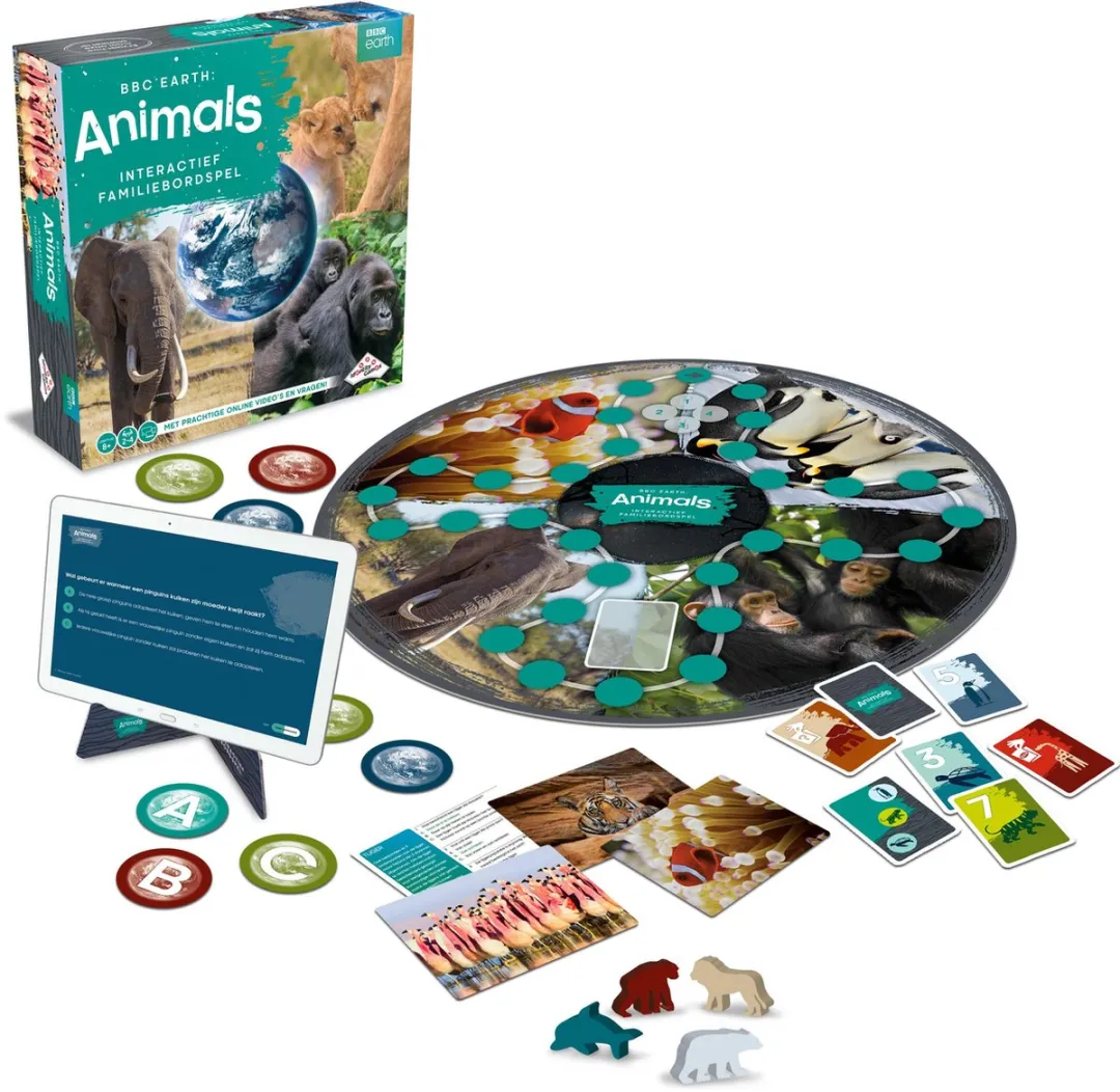 Identity Games BBC Earth Animals Dierenquiz Bordspel - 14374