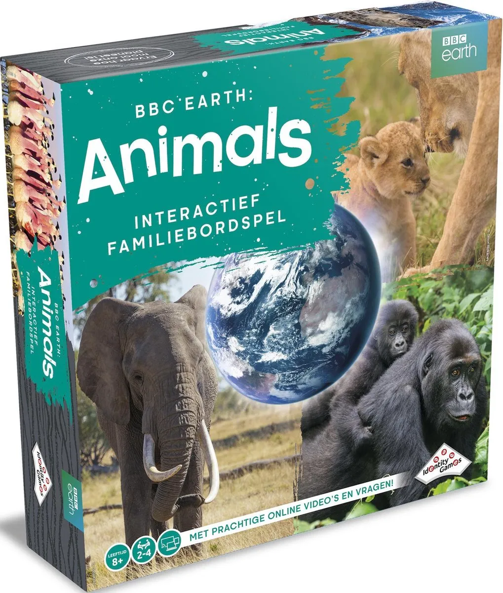 Identity Games BBC Earth Animals Dierenquiz Bordspel