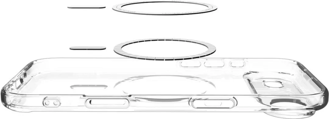 Spigen Ultra Hybride MagSafe-hoesje iPhone 17 - Zwart