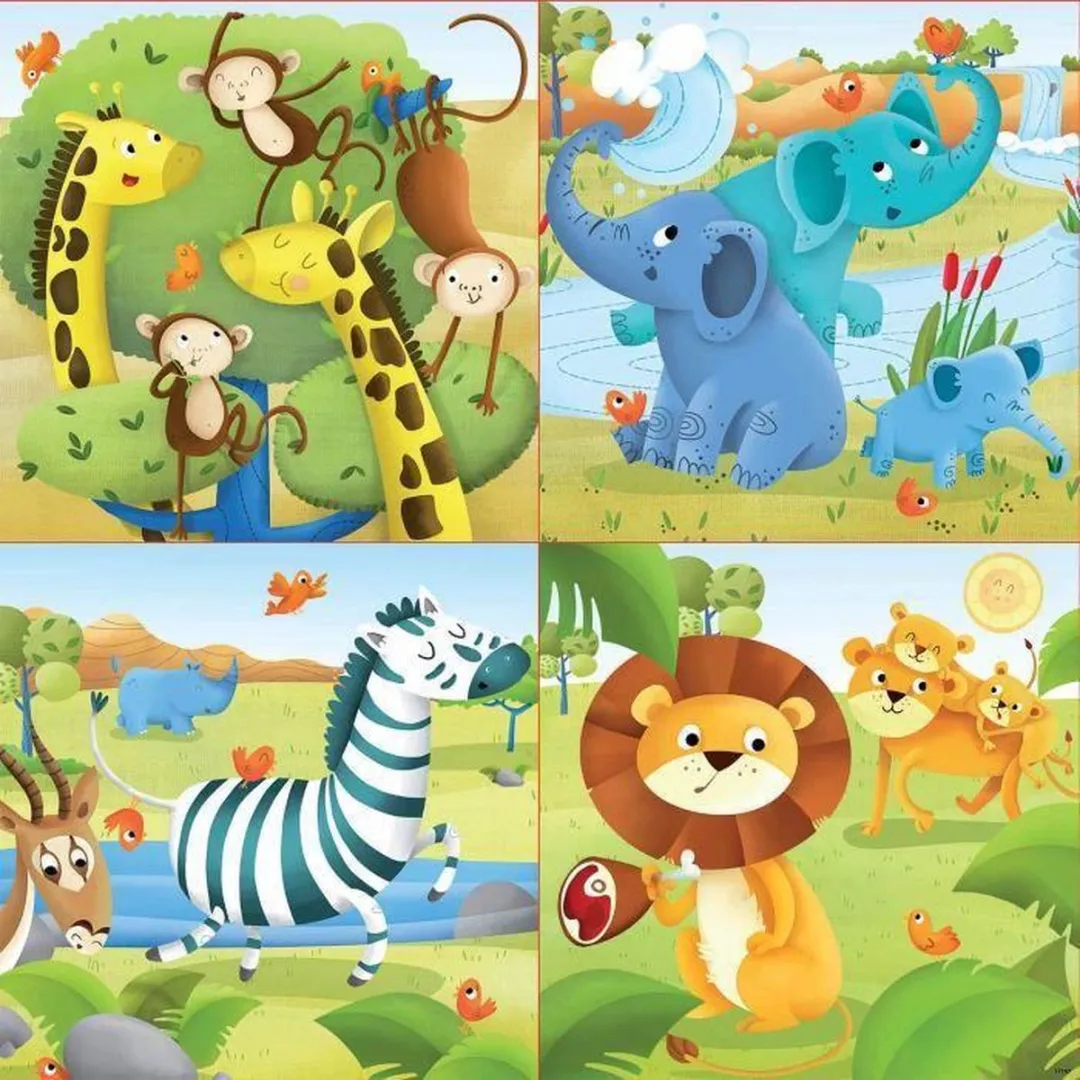 Educa Wilde Dieren Puzzel 1000 Stuks - ED17147