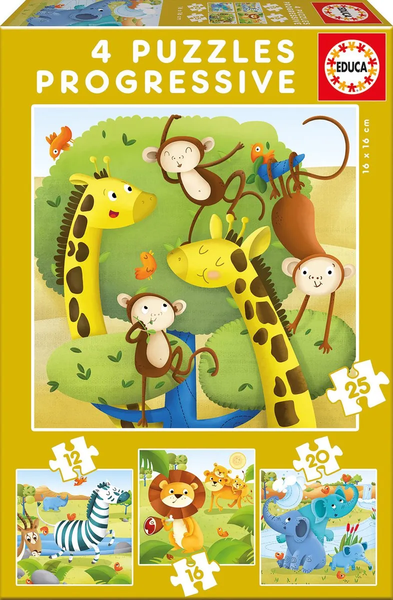 Educa Wilde Dieren Puzzel 1000 Stuks