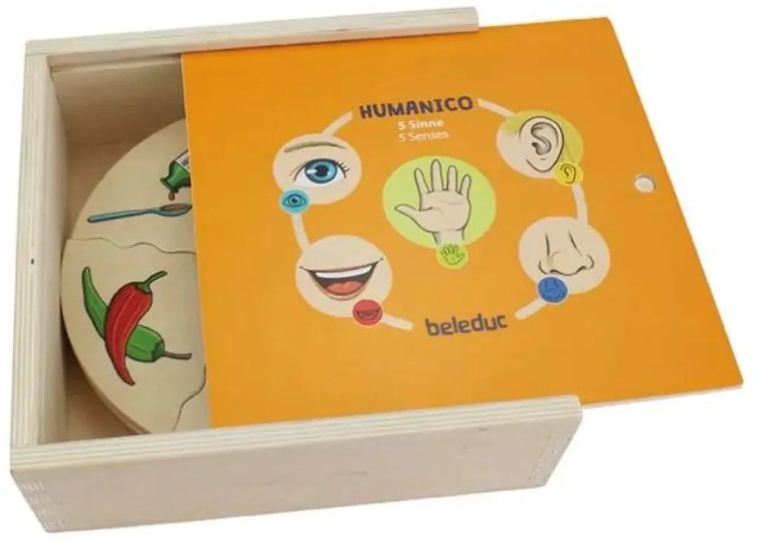 Cognitopuzzel 5 zintuigen - Beleduc - vanaf 4 jaar