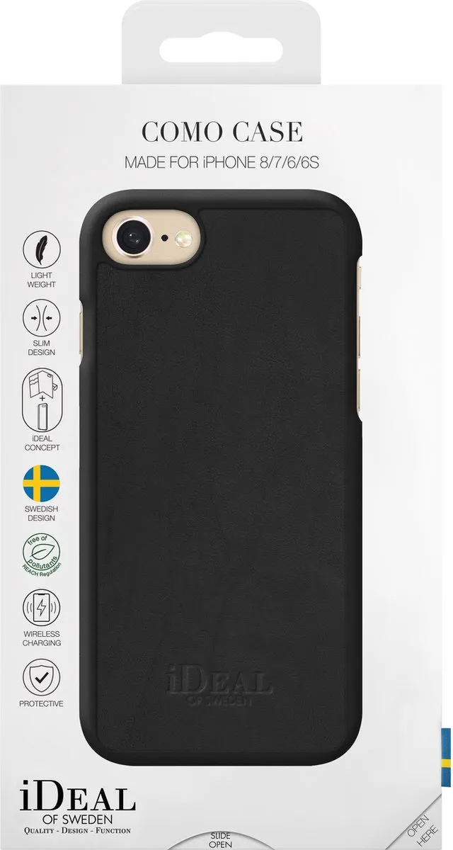 iDeal of Sweden Fashion Case Como iPhone 8/7/6/6s/SE - Zwart - afbeelding 5 van 6