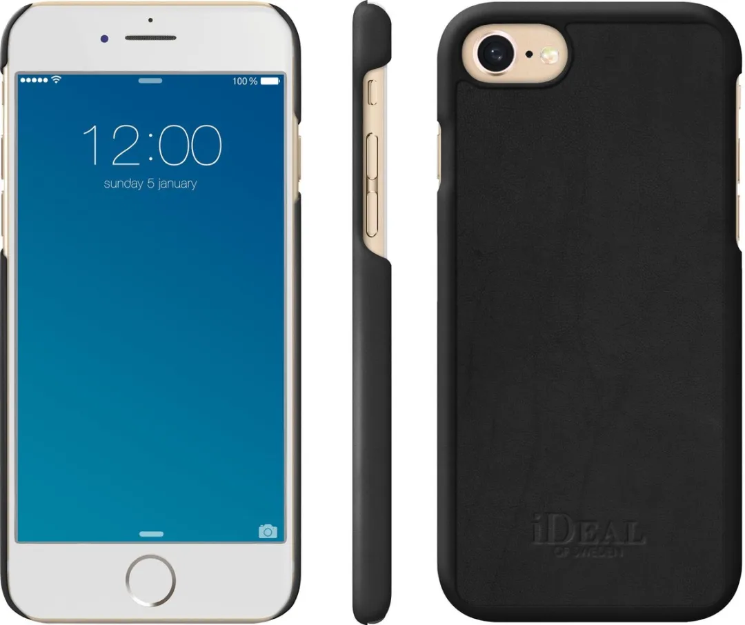 iDeal of Sweden Fashion Case Como iPhone 8/7/6/6s/SE - Zwart - afbeelding 6 van 6