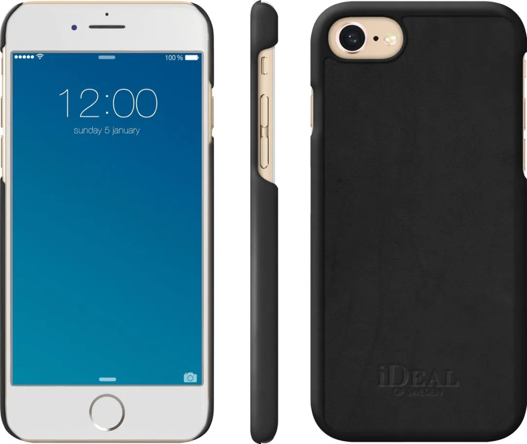 iDeal of Sweden Fashion Case Como iPhone 8/7/6/6s/SE - Zwart - afbeelding 3 van 6