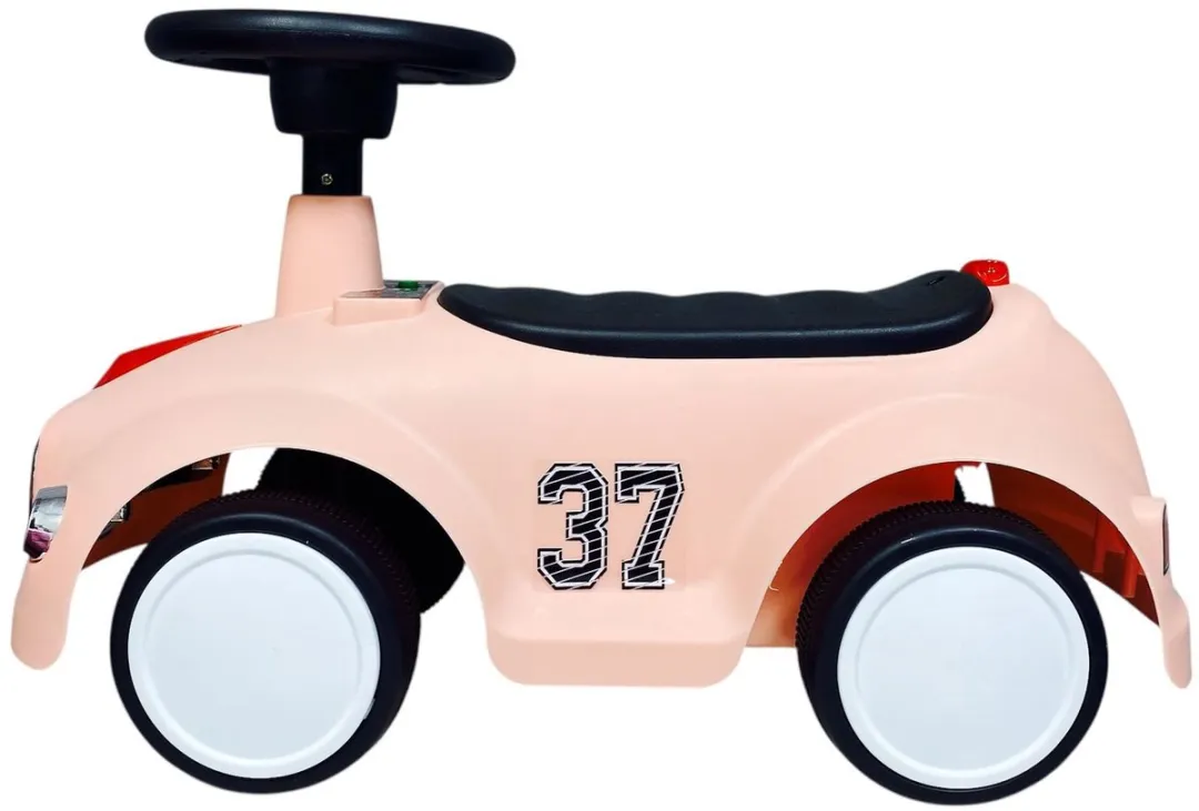 Q-Toys Loopauto met toeter - Licht en Geluid - 60 cm