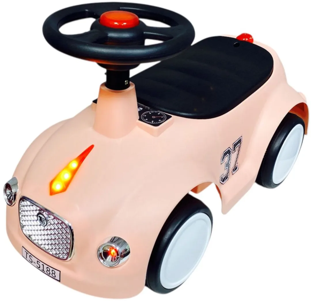 Q-Toys Loopauto met toeter - Licht en Geluid - 60 cm