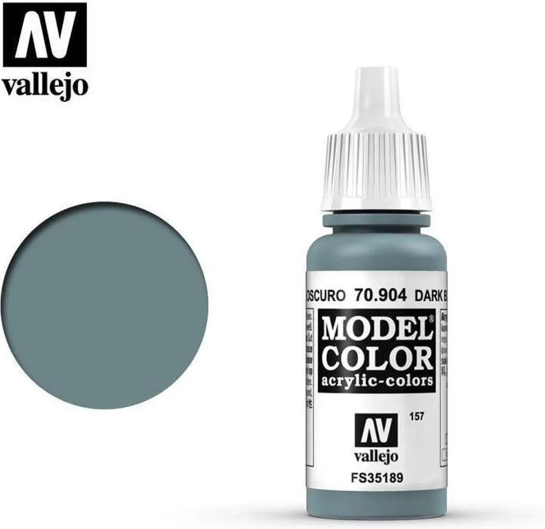 Vallejo Model Color Dark Blue Grey Acrylverf 17ml