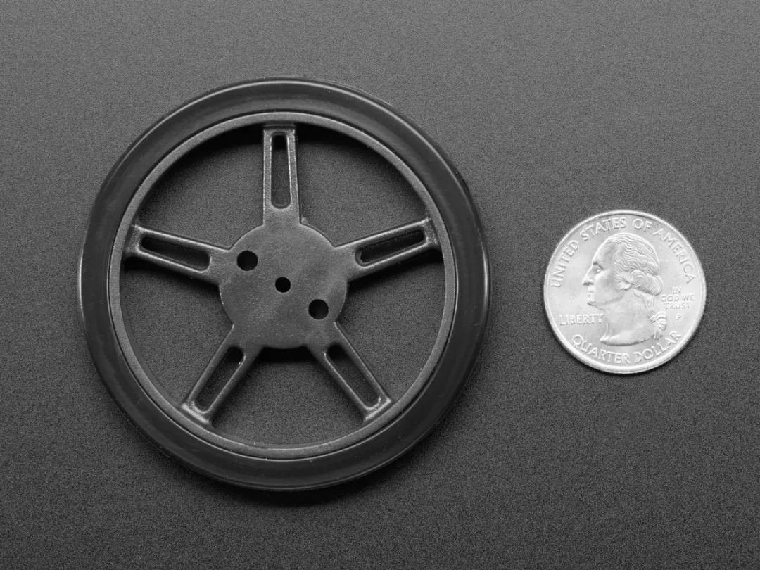 Adafruit Skinny Wheel TT DC Gearbox 3757 - Meerkleurig