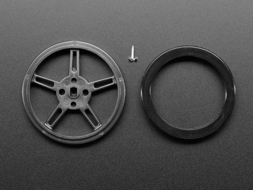Adafruit Skinny Wheel TT DC Gearbox 3757 - Meerkleurig