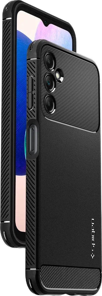 Spigen Rugged Armor ACS05847 Hoesje - Samsung Galaxy A14 5G - Zwart