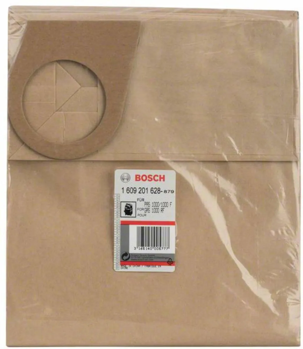 Bosch Papieren Filterzakken 5 Stuks - GAS 1000 RF Professional