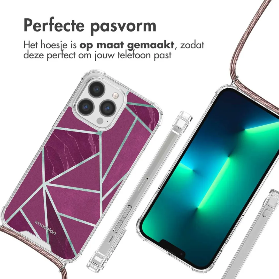 Imoshion Hoesje iPhone 13 Pro Max Bordeaux Graphic