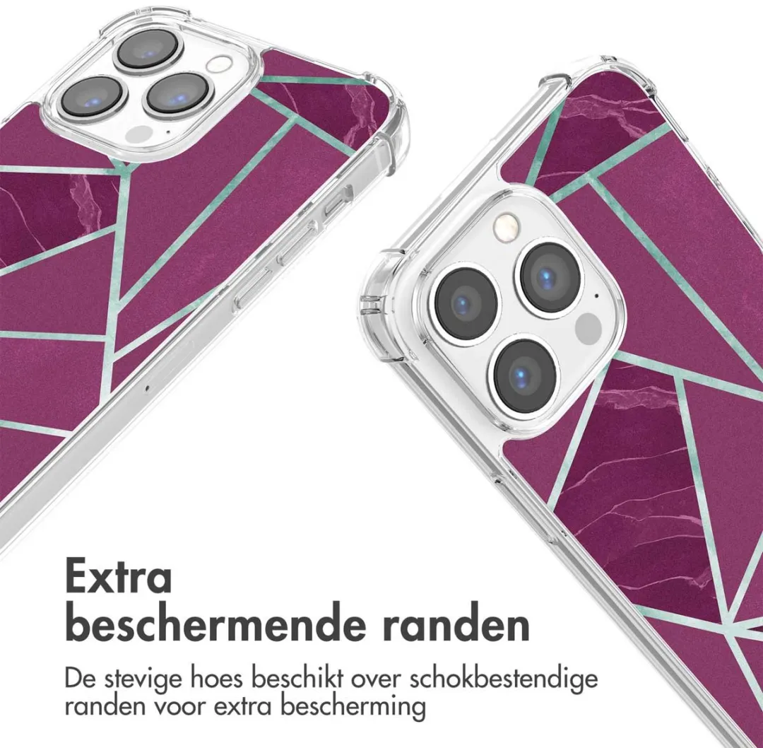 Imoshion Hoesje iPhone 13 Pro Max Bordeaux Graphic