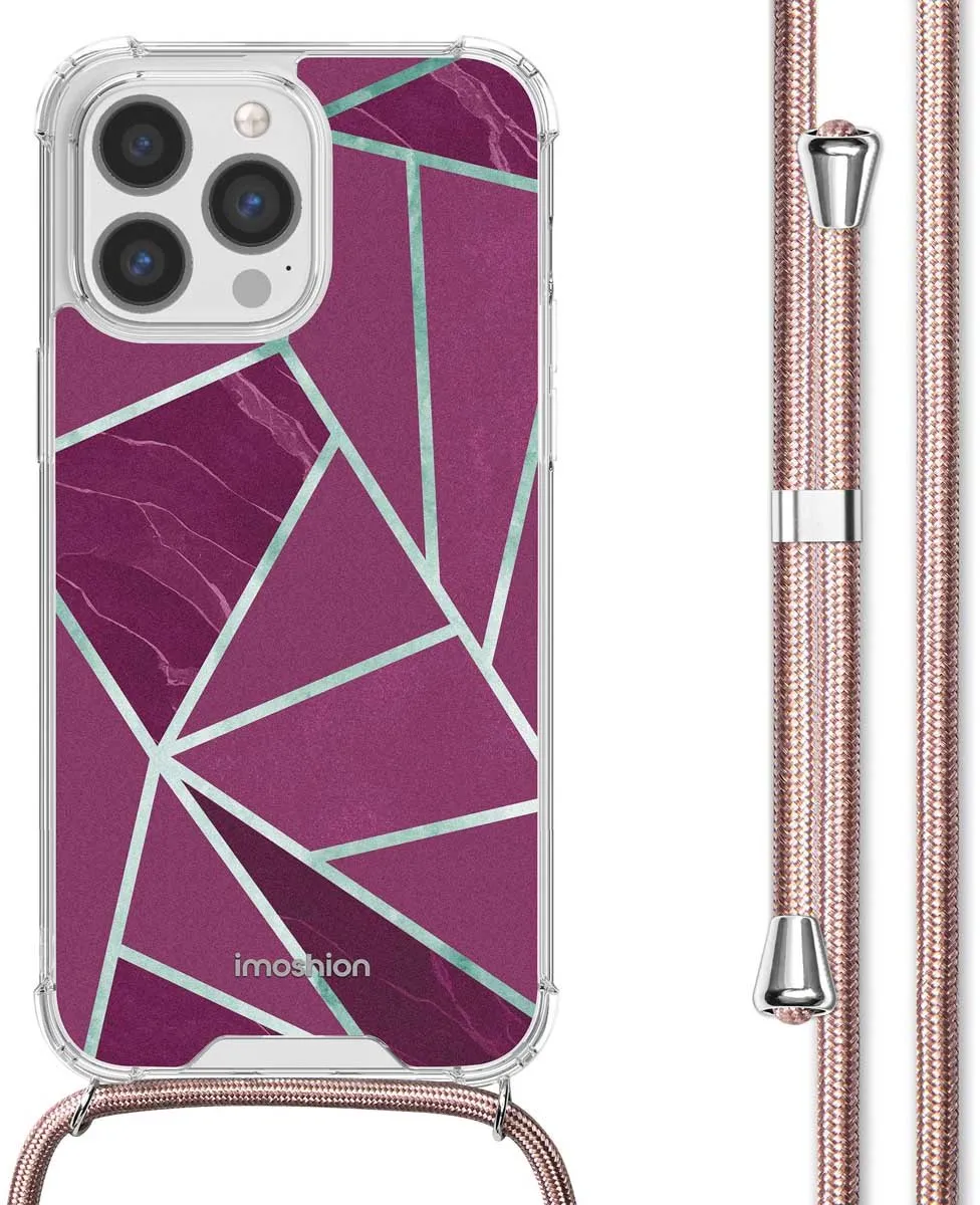 Imoshion Hoesje iPhone 13 Pro Max Bordeaux Graphic