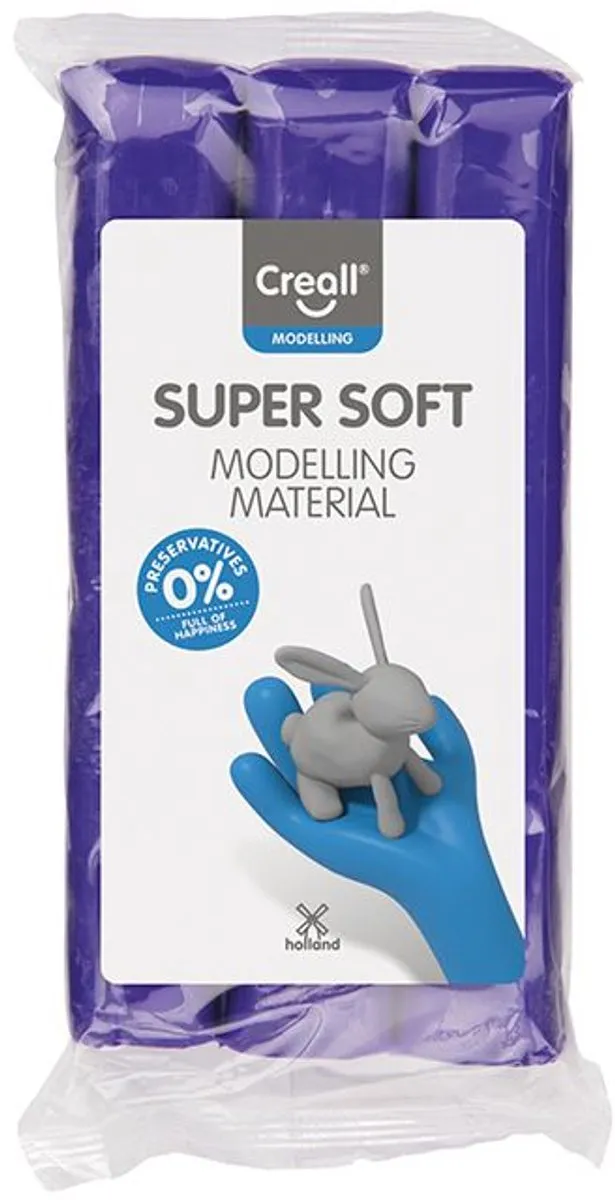 Creall Boetseerklei Supersoft Paars 500g