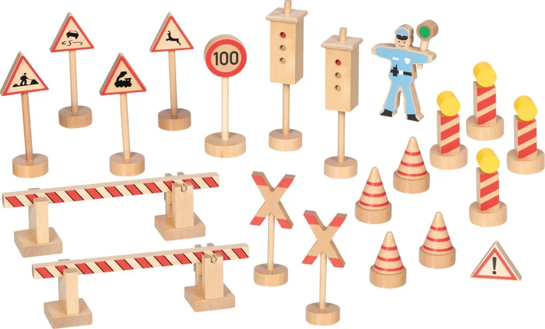 Goki Traffic signs Policeman Multicolor