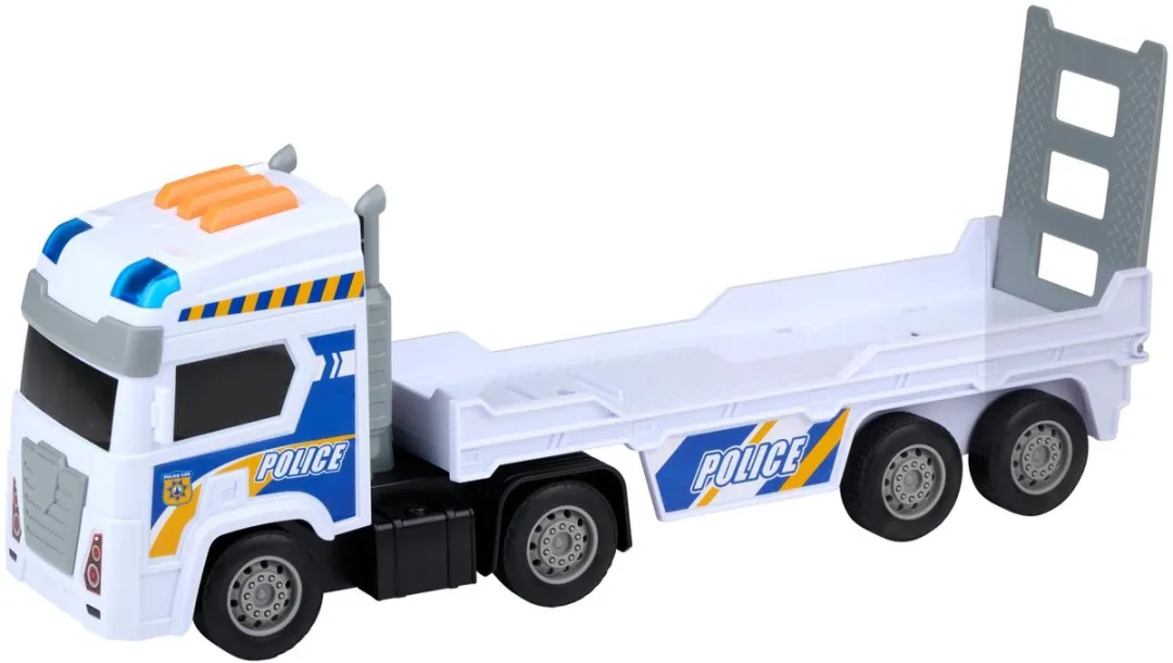 Eddy Toys Politie Vrachtwagen Set 3 Stuks - 38cm