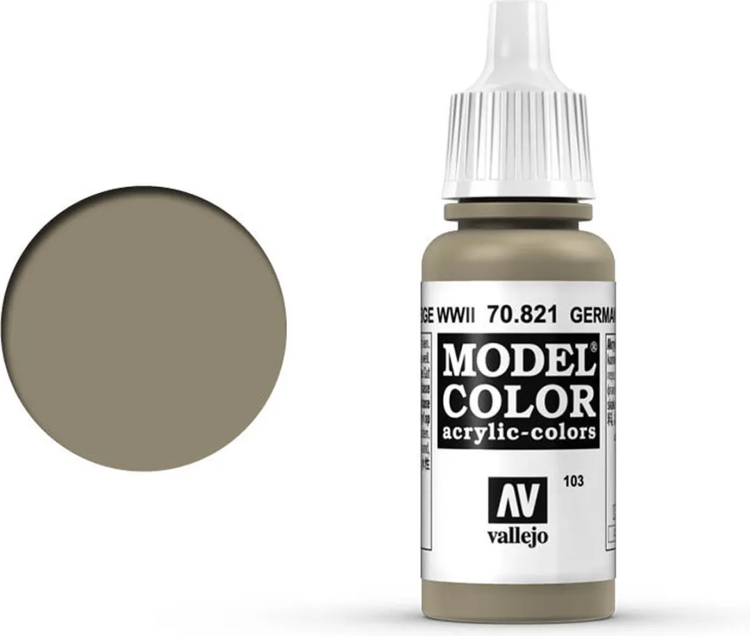 Vallejo Model Color German Camouflage Beige WWII Acrylverf 17ml