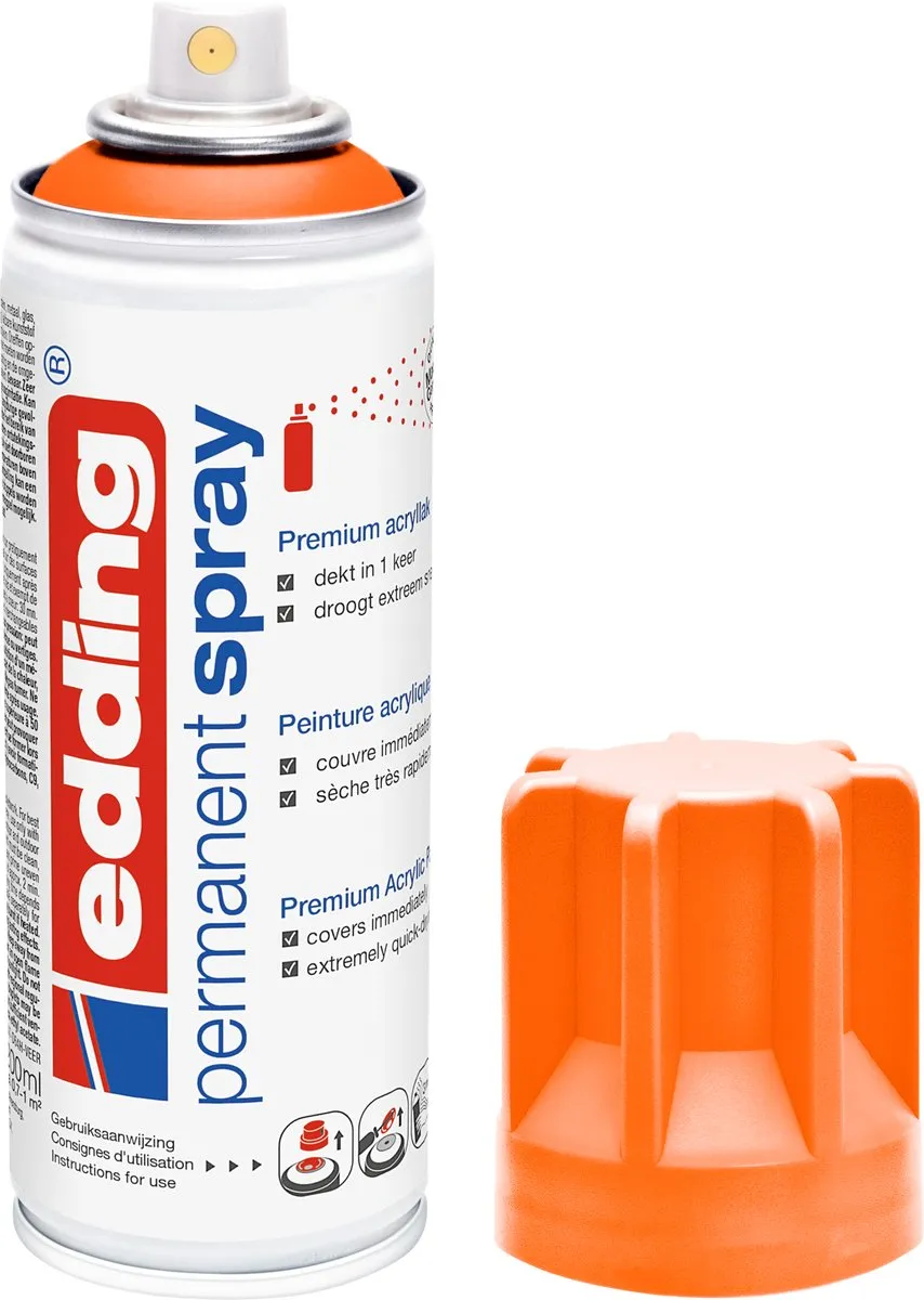 edding 5200 Spuitverf Neon Oranje 200ml