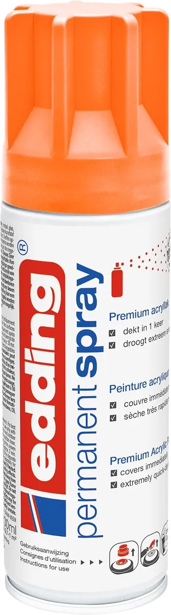 edding 5200 Spuitverf Neon Oranje 200ml