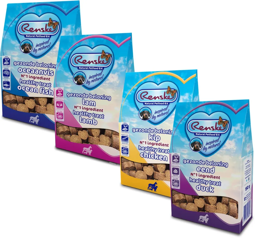 Renske Gezonde Beloning Hartjes Kip - 150g