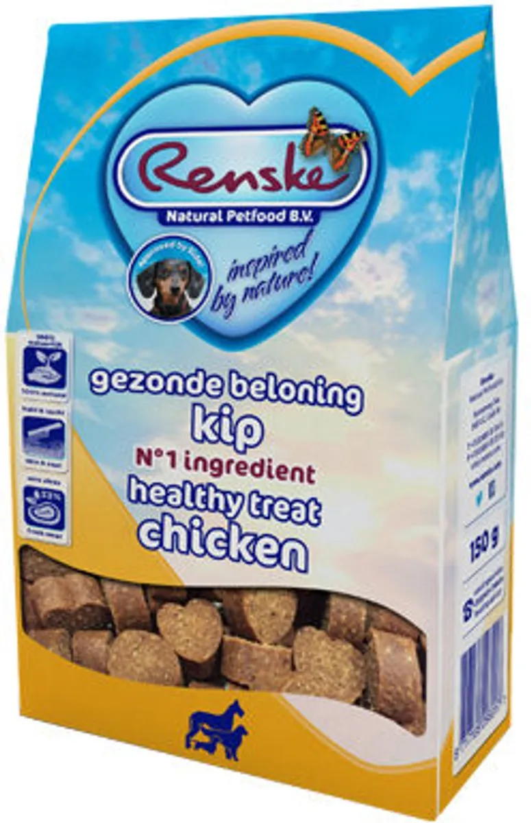 Renske Gezonde Beloning Hartjes Kip - 150g