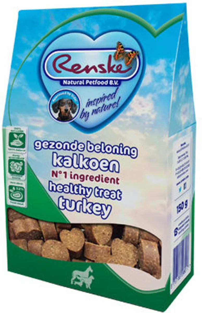 Renske Gezonde Beloning Hartjes Kip - 150g
